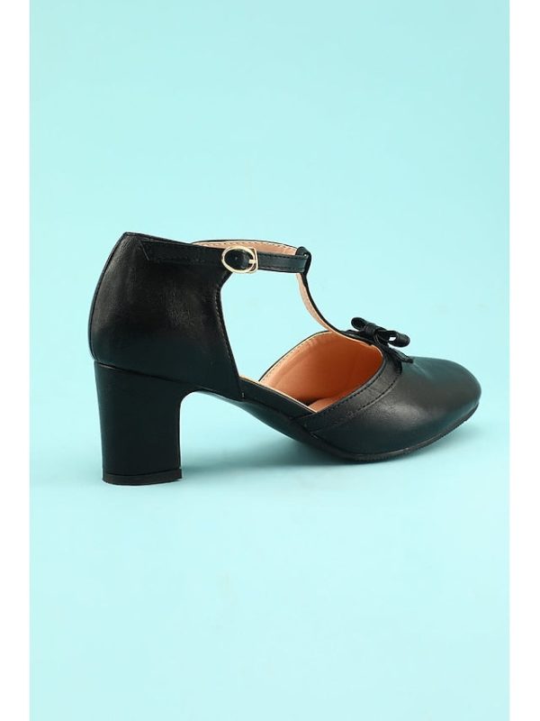 Roaring Vintage Heels Shoes T-strap 20s Retro heels Chunky 1950s - Image 15