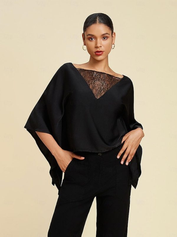 Women's Summer Tops Solid / Plain Color Casual Daily