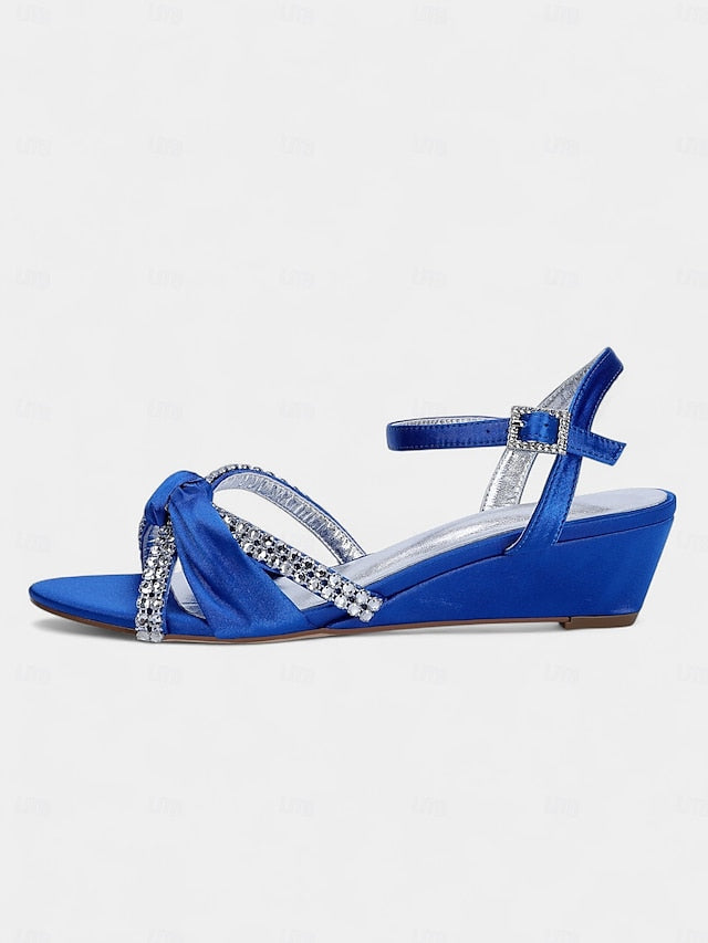 Satin Wedge Women