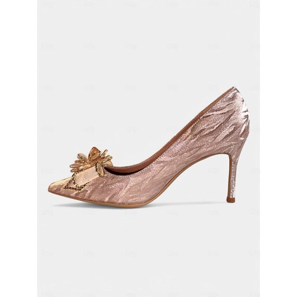 Silver Glitter Sparkling Heels Women Wedding for High Shoes - Image 11