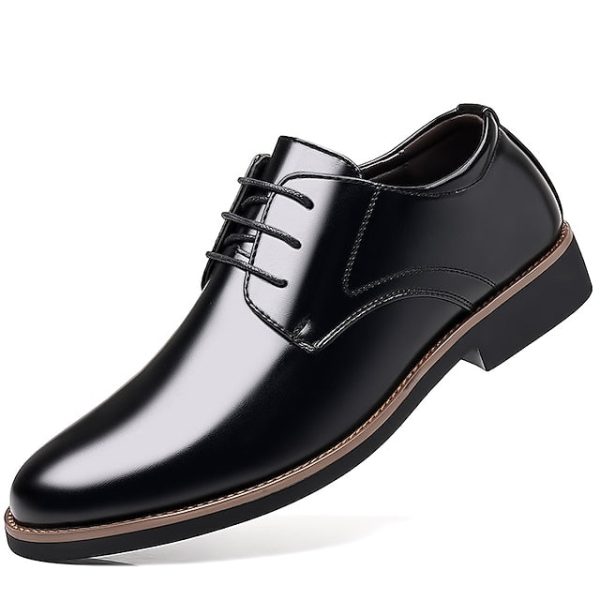 Shoes Oxfords Men's Formal Derby Leather - Image 2