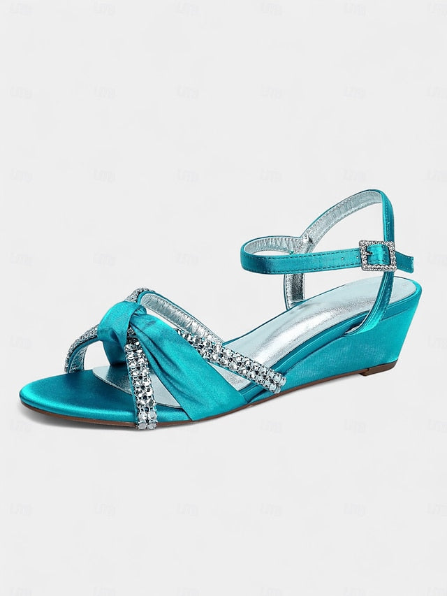 Satin Wedge Women