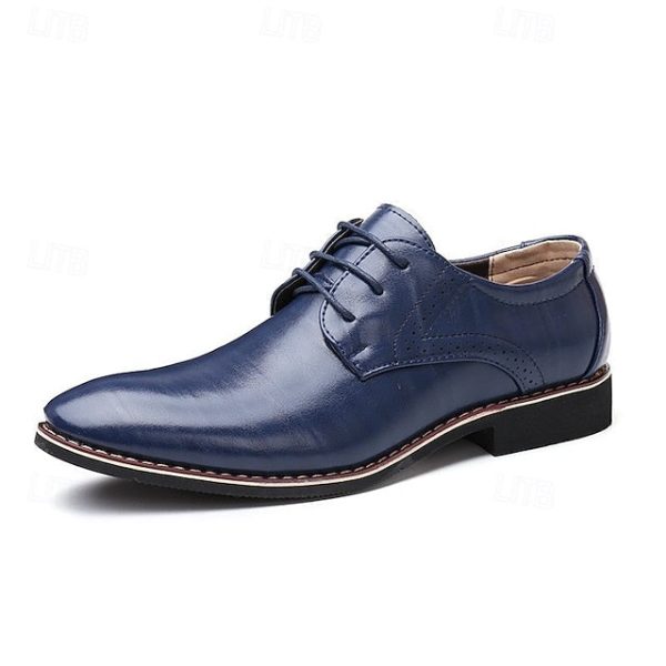 Men's Business Derby Oxfords Shoes Classic - Image 8