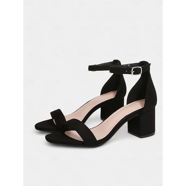 Gold Ankle Heel Sandals with Women