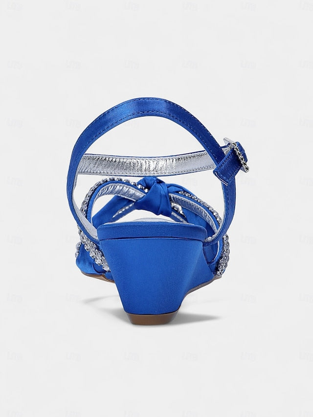Satin Wedge Women