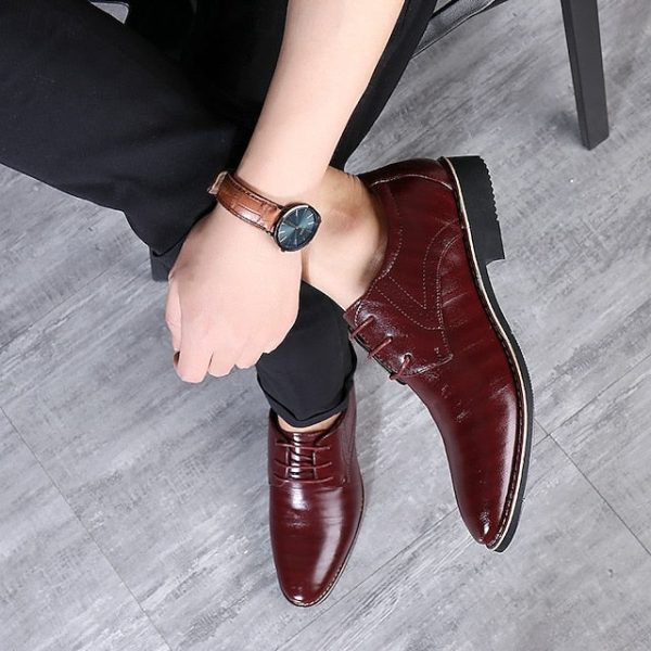 Men's Business Derby Oxfords Shoes Classic - Image 3