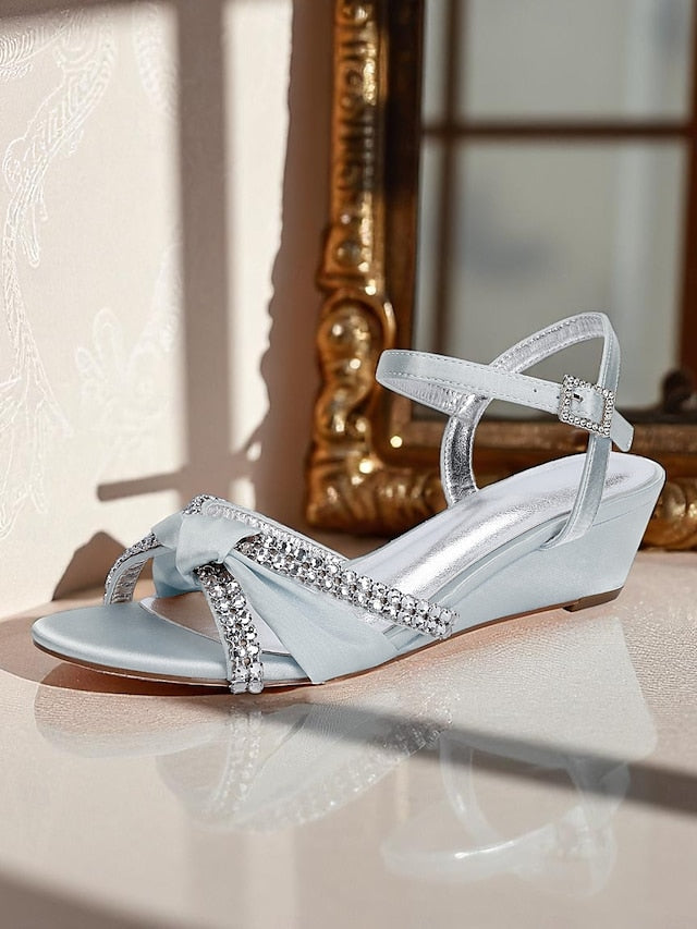 Satin Wedge Women