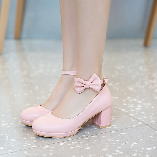 White for Bow Jane Shoes Girls